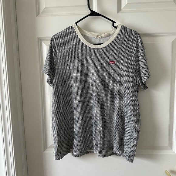 Levi's Polka Dot Womens Top XL Tee Shirt - Picture 1 of 10